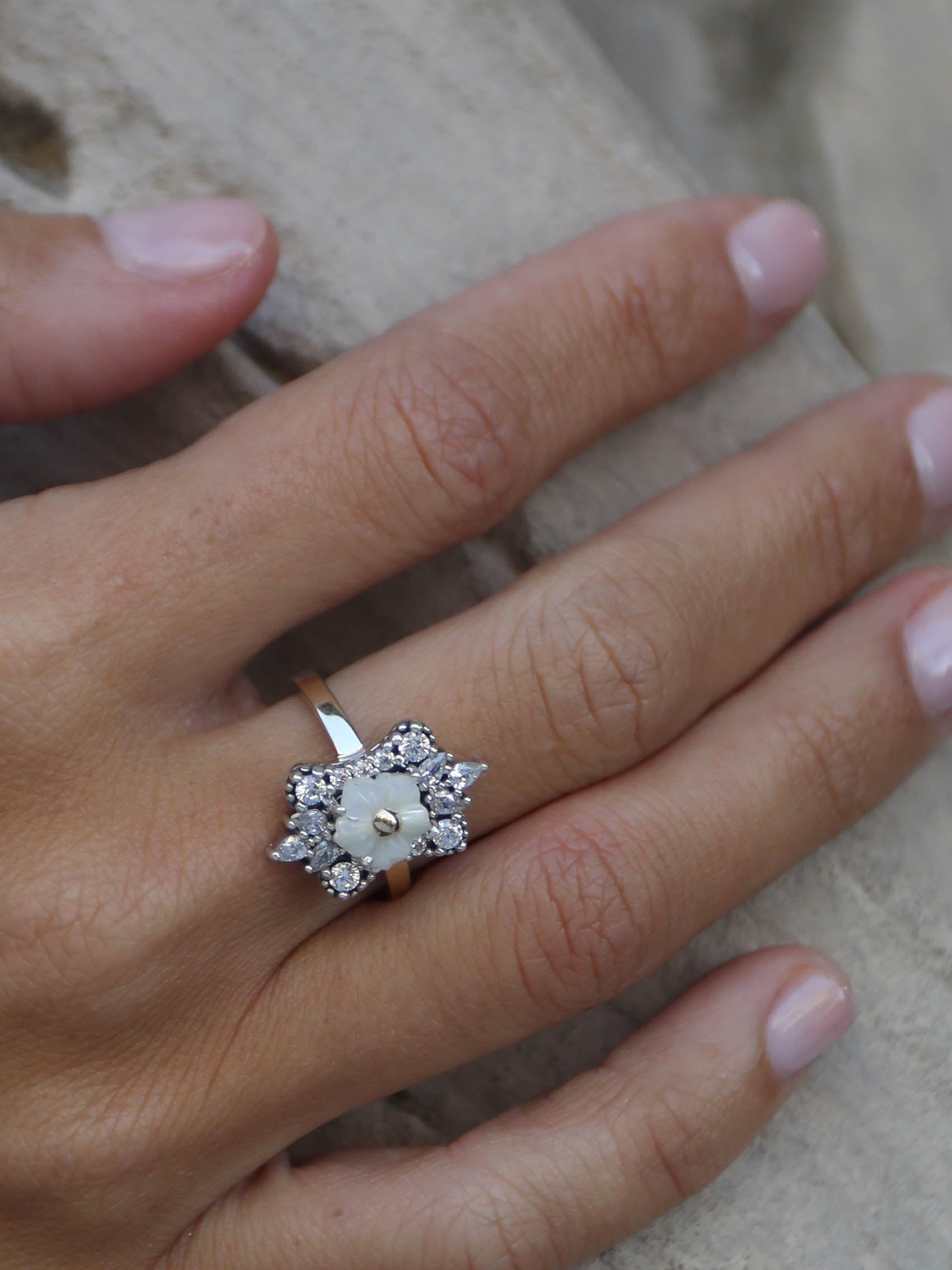 ANILLO GEORGIA nácar