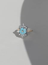 Anillo georgia turquesa