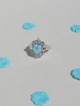 Anillo georgia turquesa