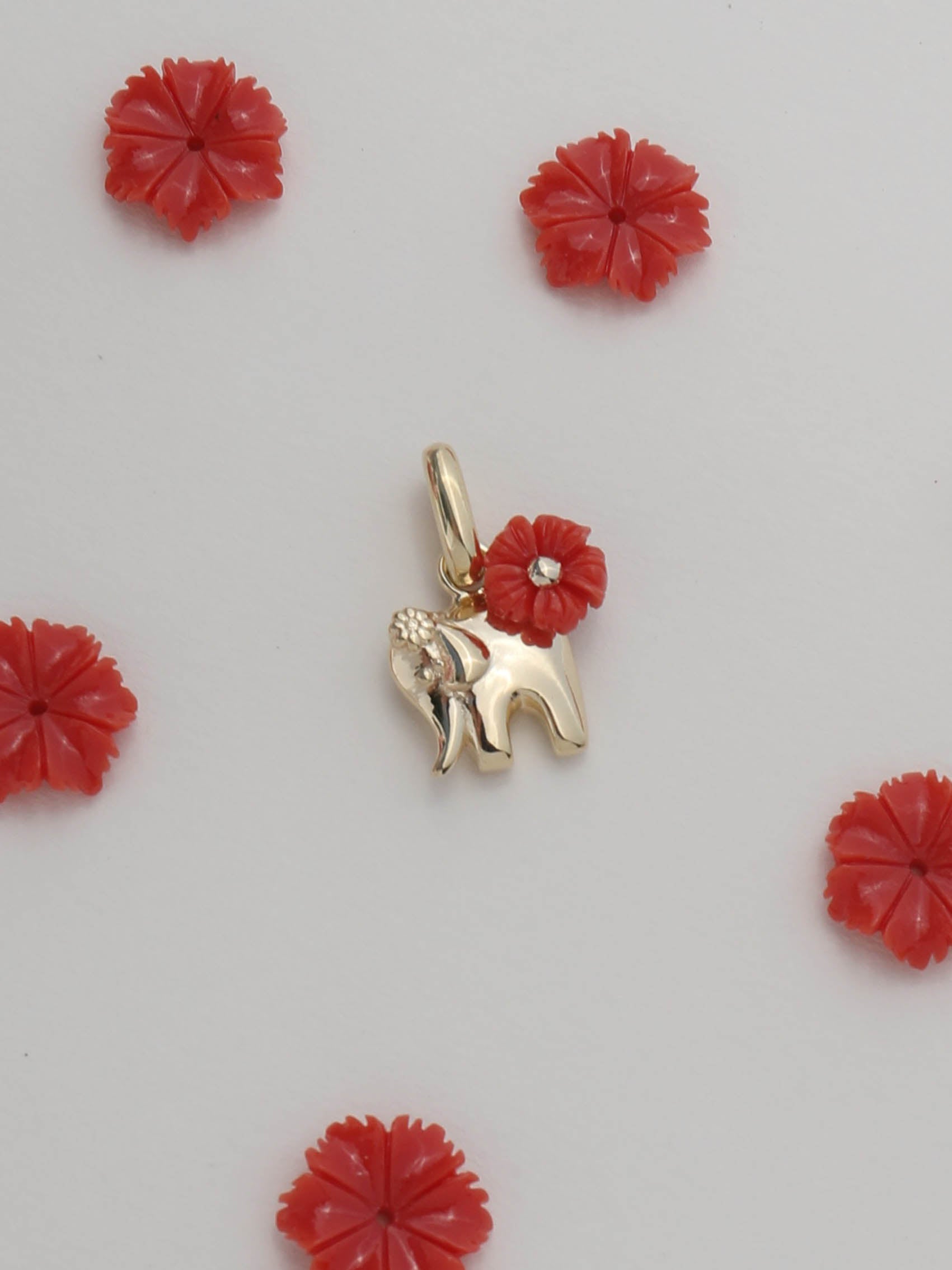 CHARM ELEFANTE CELEBES coral