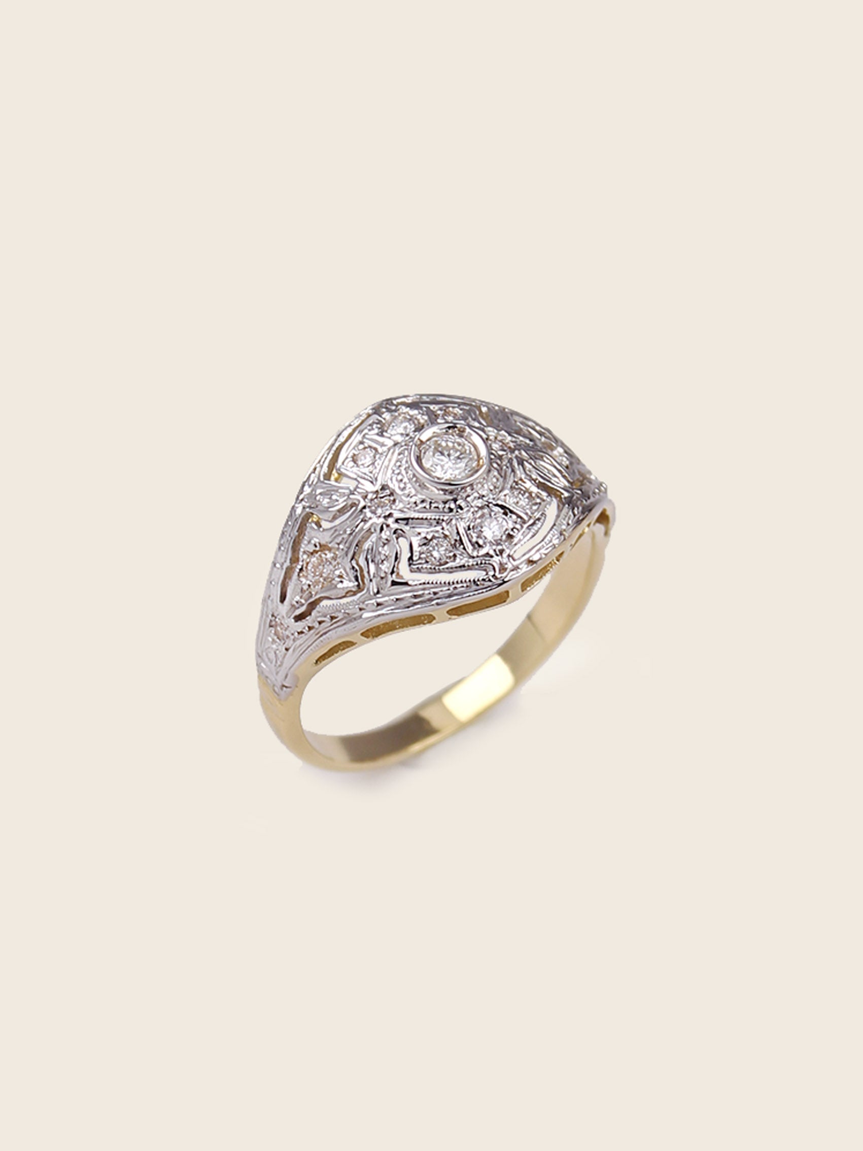 ANILLO ADELA GRANDE oro 18kt