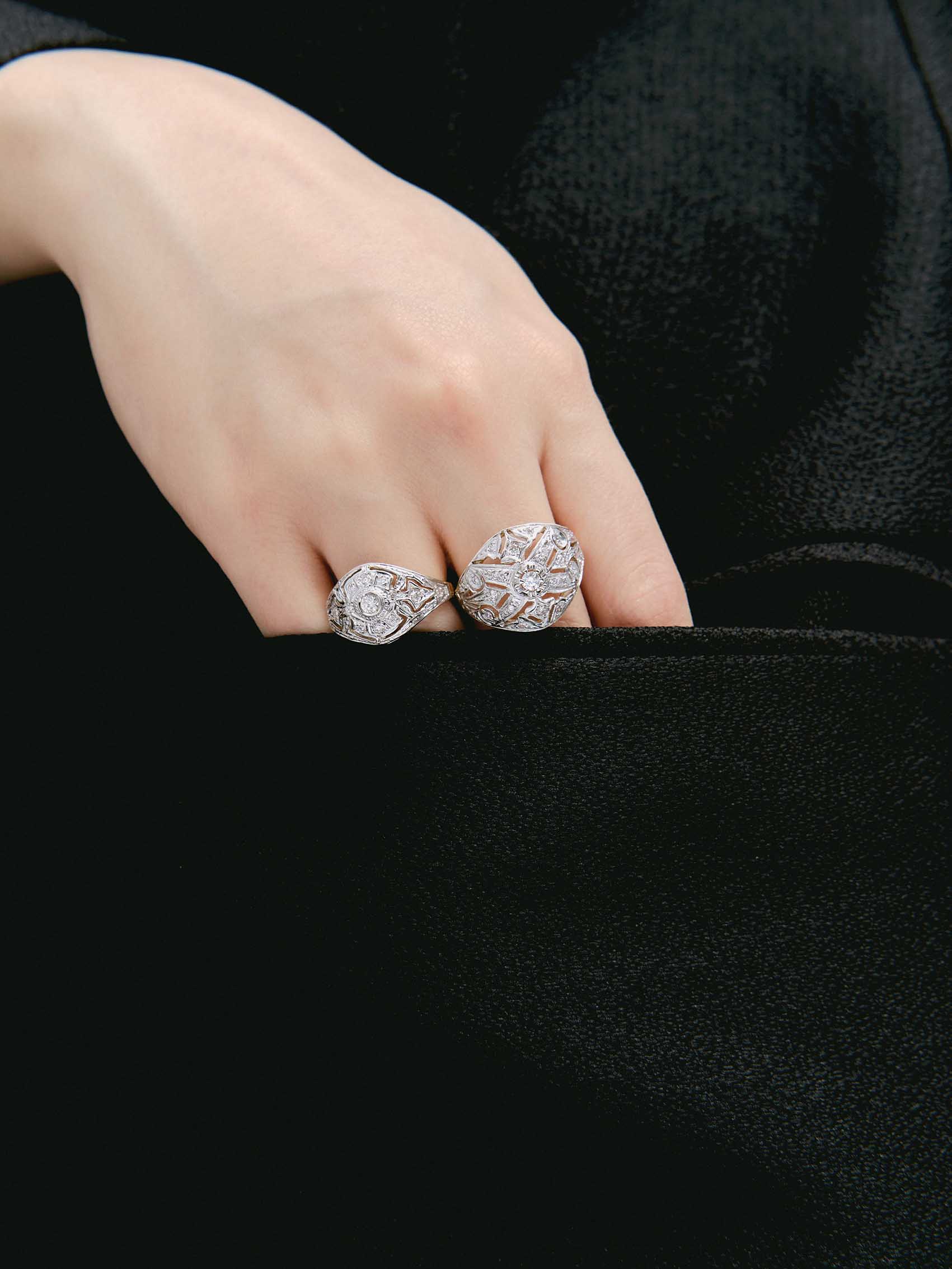 ANILLO ADELA GRANDE plata