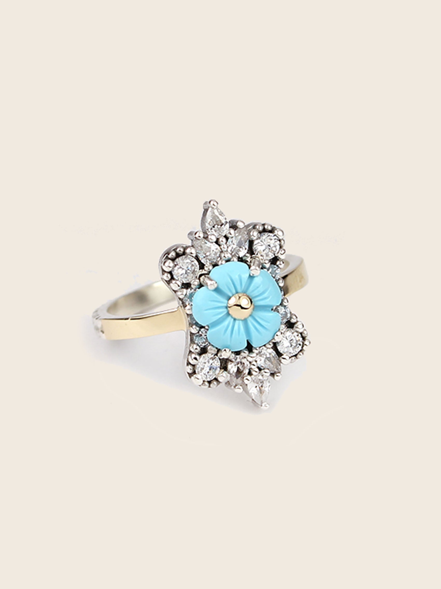 ANILLO GEORGIA turquesa