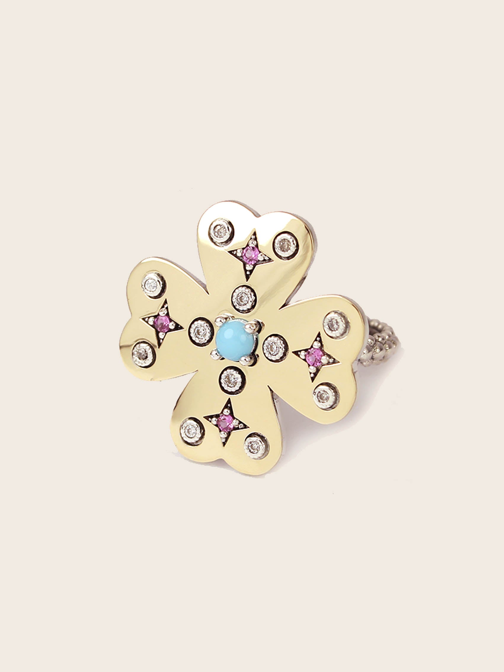 ANILLO TREBOL CECILIA EXCLUSIVO ONLINE