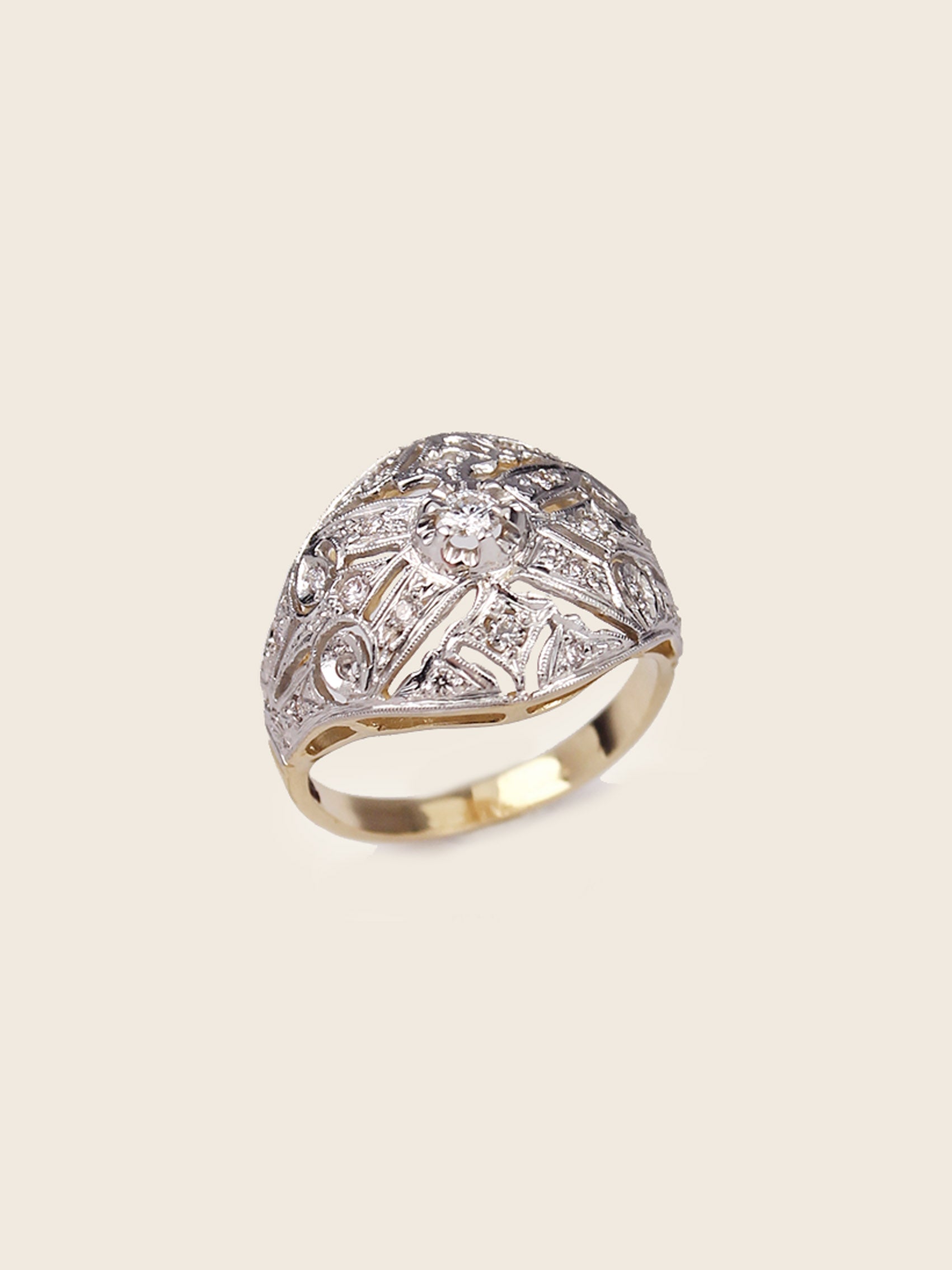 ANILLO ADELA GRANDE oro 18kt
