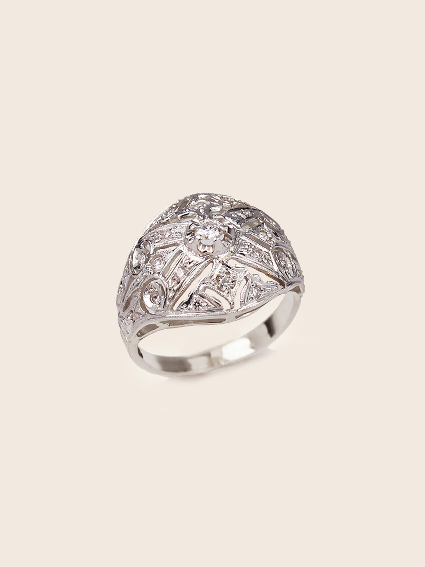 ANILLO ADELA GRANDE plata