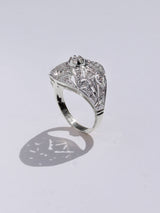 Anillo Adela grande PLATA