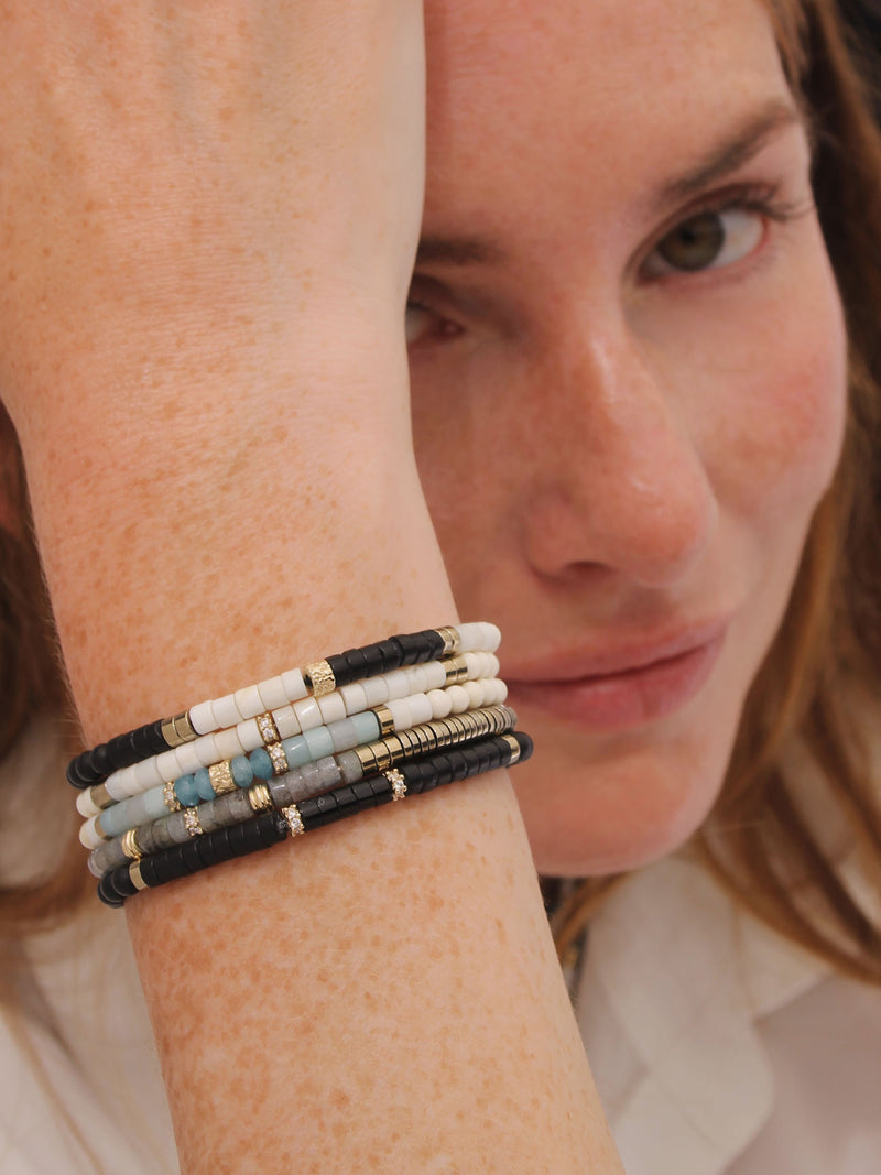 Pulseras ARIEL blanco
