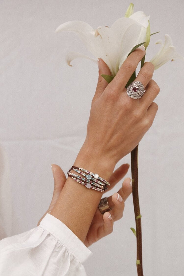Pulsera OCTAVIA 15 CALCEDONIA
